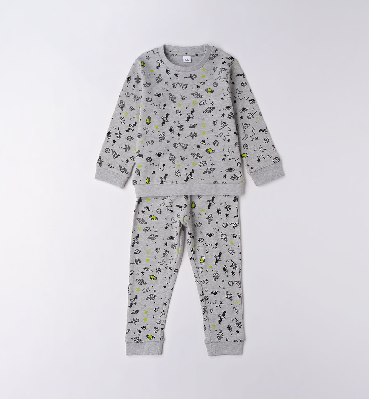 4F917 PIGIAMA DUE PEZZI ML BAMBINO IDO