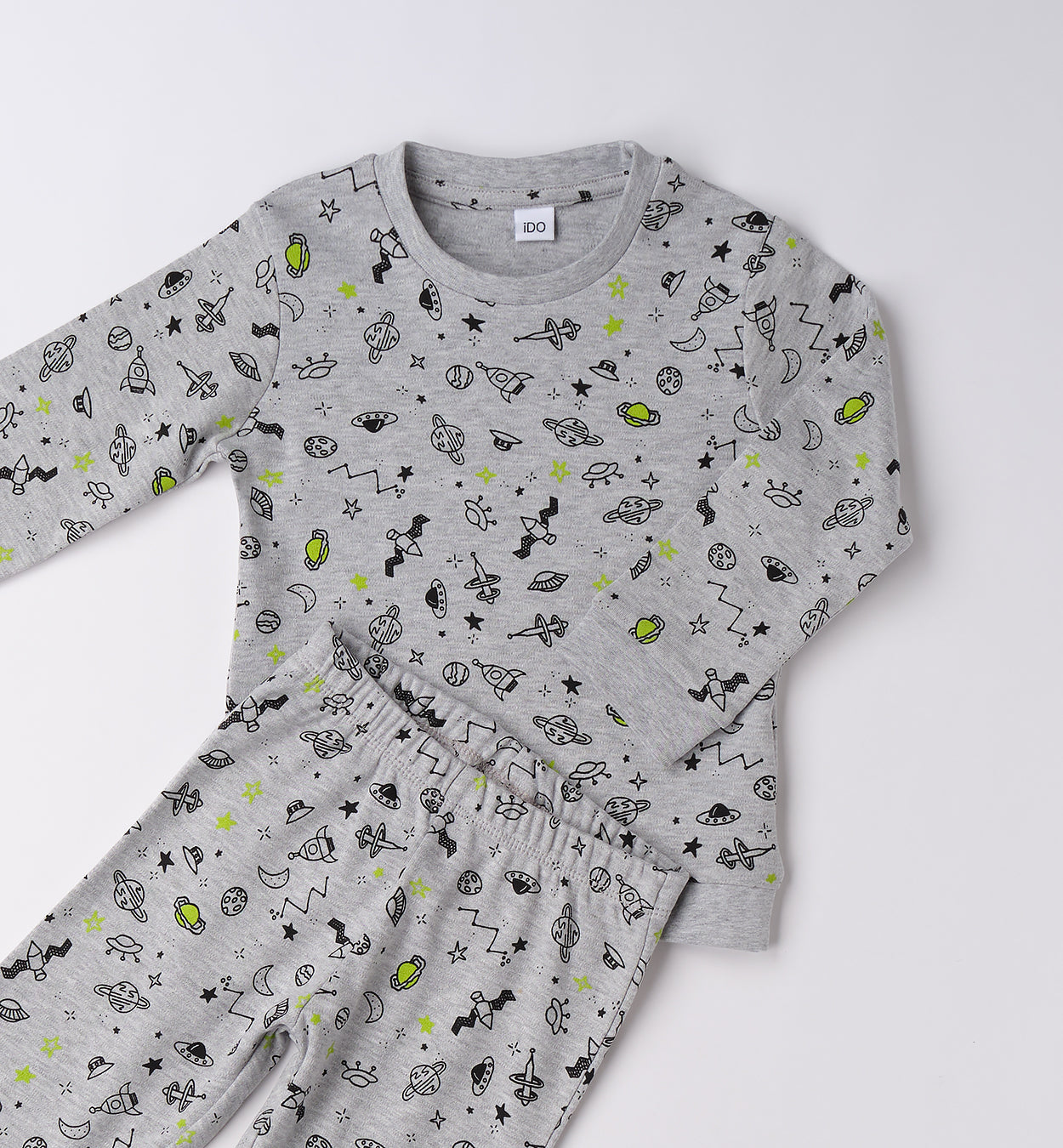 4F917 PIGIAMA DUE PEZZI ML BAMBINO IDO