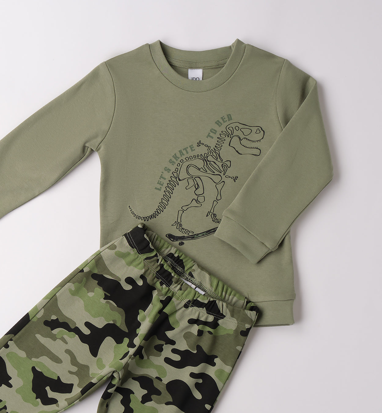 4F918 PIGIAMA DUE PEZZI ML BAMBINO IDO