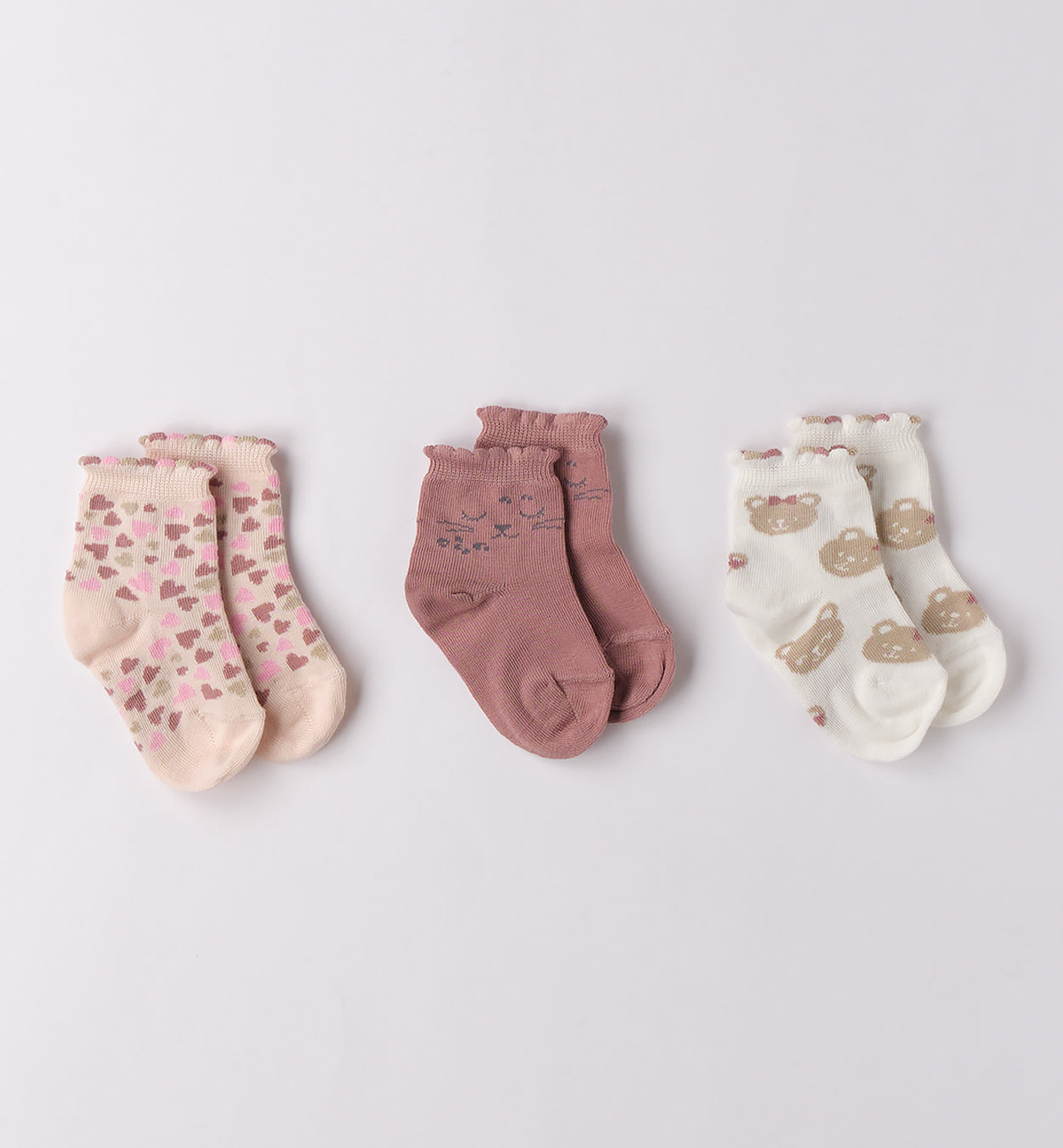 4F930 TRIS CALZINI NEONATA IDO