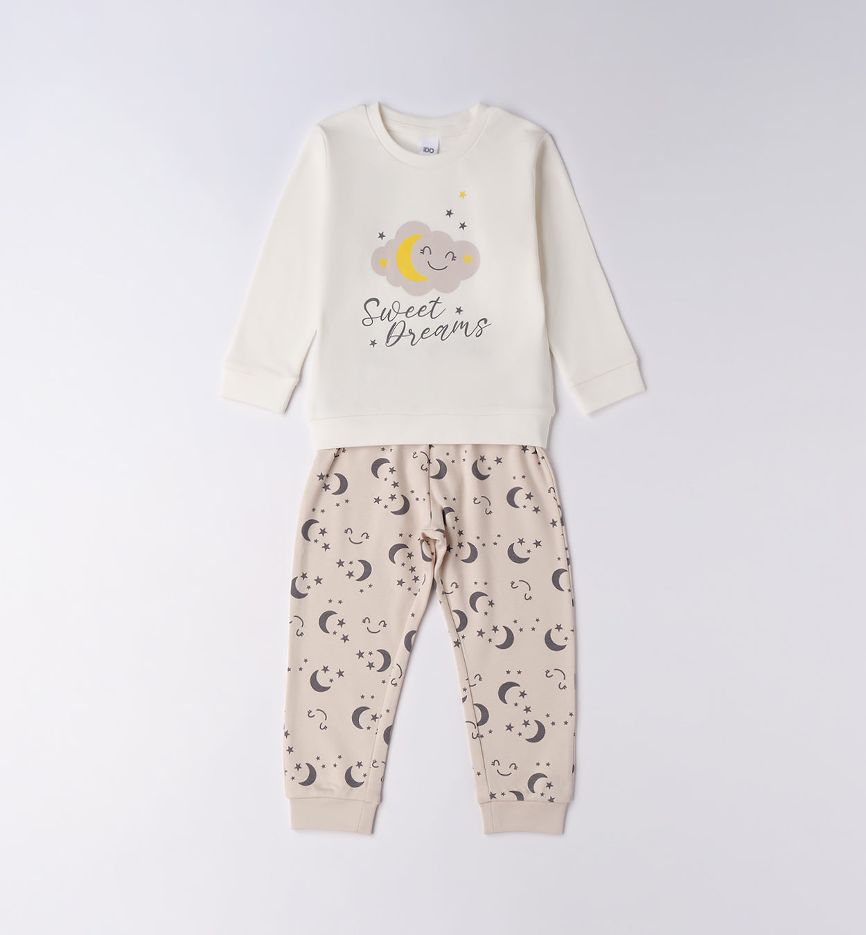 4F948 PIGIAMA DUE PEZZI ML BAMBINA IDO