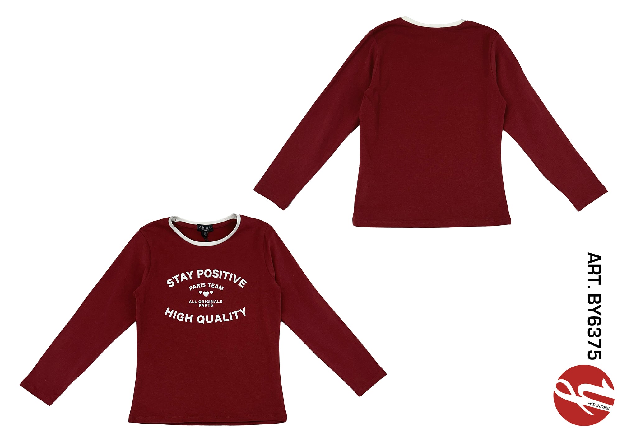 BY6375 T-SHIRT RAGAZZA YOURS