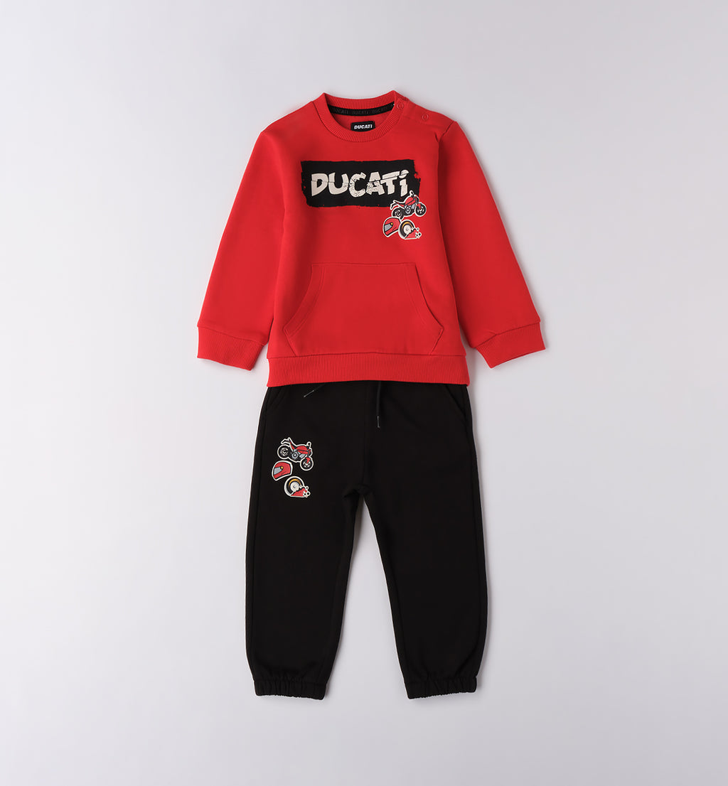 GF603 TUTA JOGGING DUE PEZZI BAMBINO DUCATI