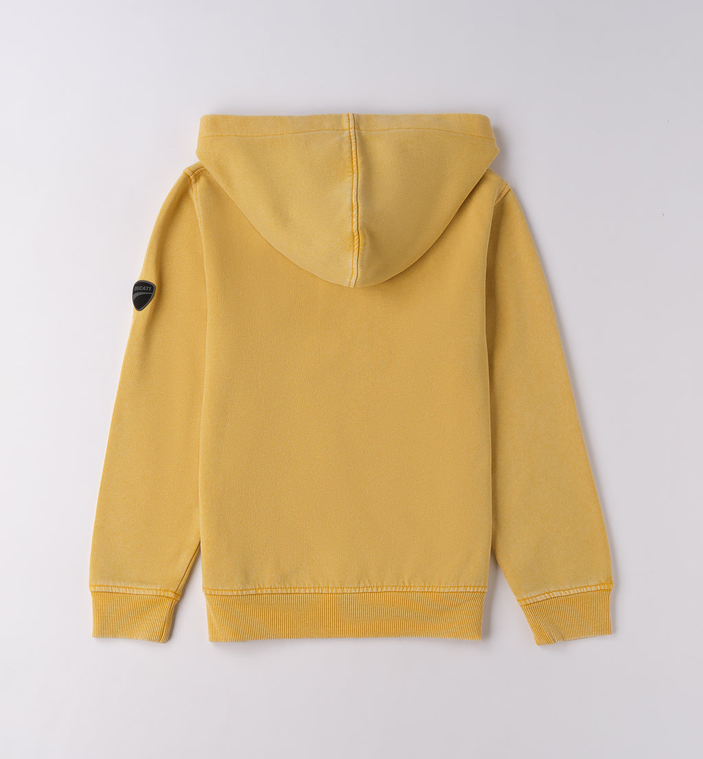 GF627 FELPA CHIUSA CON O SENZA CAPPUCCIO DUCATI RAGAZZO