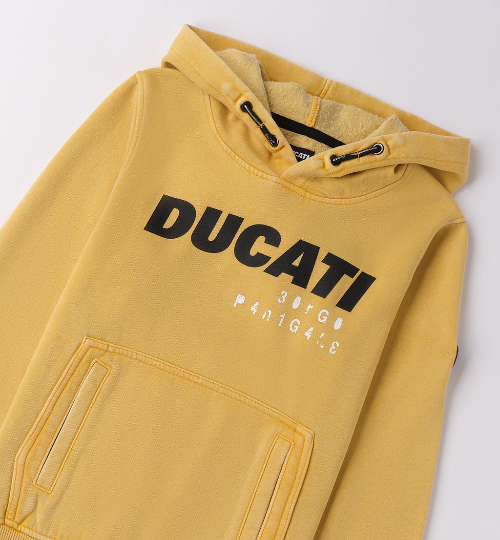 GF627 FELPA CHIUSA CON O SENZA CAPPUCCIO DUCATI RAGAZZO