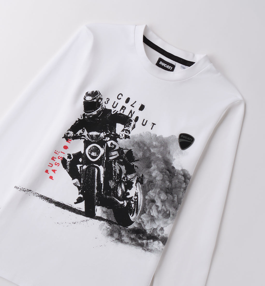 GF631 GIROCOLLO ML RAGAZZO DUCATI
